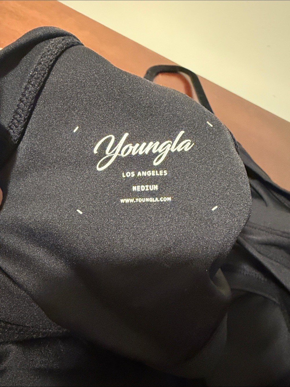 YoungLA Black Racerback Performance Tank - Picture 5 of 6